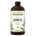 Banyan Botanicals Organic Unrefined Sesame Oil – Rich & Warming Ayurvedic by BanyanBotanicals