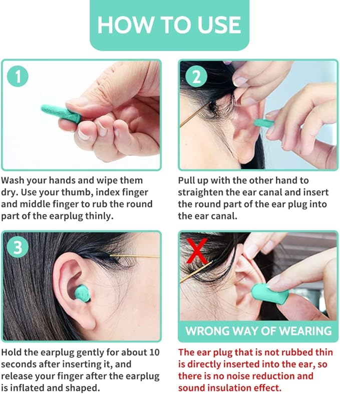 LYSIAN Ultra Soft Foam Earplugs - Image 6