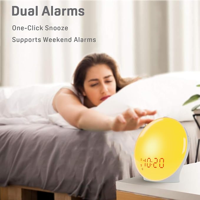 Wake Up Light Sunrise Alarm Clock - Image 5