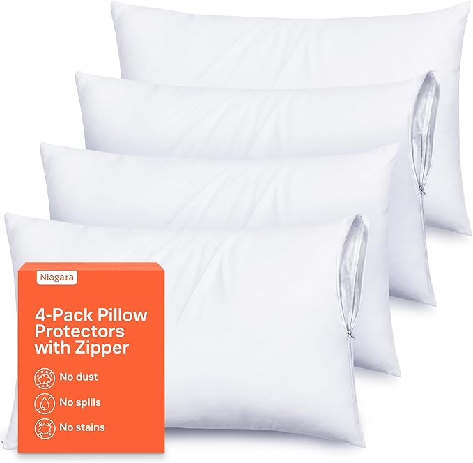 Ultra Soft Pillow Protectors by NiagaraSleepSolution