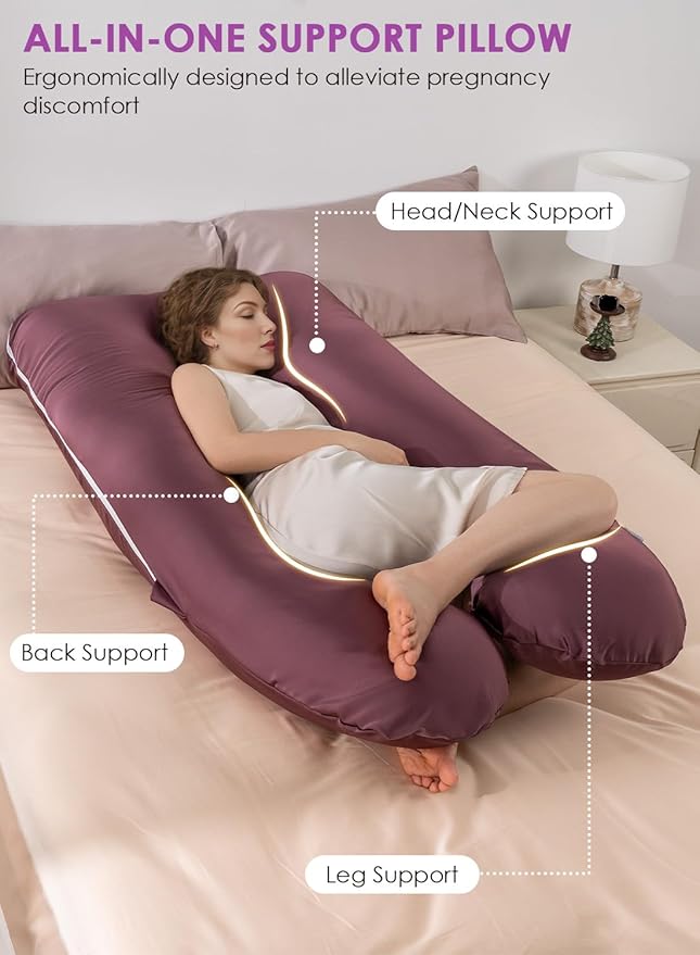 QUEEN ROSE Pregnancy Pillow, Maternity Body Pillow - Image 4