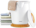 COSTWAY Bucket Style Towel Warmer, Fragrance Holder, Fits up to Two 40” x 70” by COSTWAY