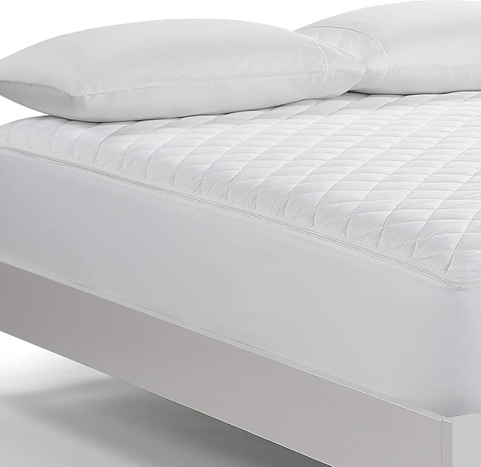 Serta Air Dry Extra Comfort Plus 100% Cotton Fabric Quilted Mattress Pad - Image 3