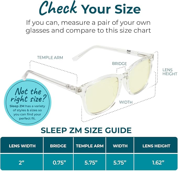 Sleep ZM Blue Light Blocking & Light Sensitivity Glasses - Image 3