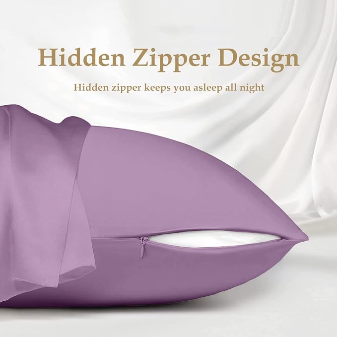 INSSL Silk Pillowcase for Women, Mulberry Silk Pillowcase for Hair and Skin and - Image 5