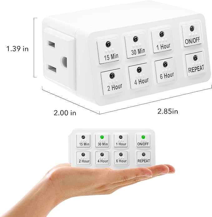 BN-LINK 2 Pack Indoor Countdown Timer - Image 3