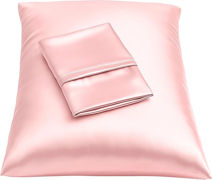 BLISSFORD Pink Satin Pillowcase - Image 8
