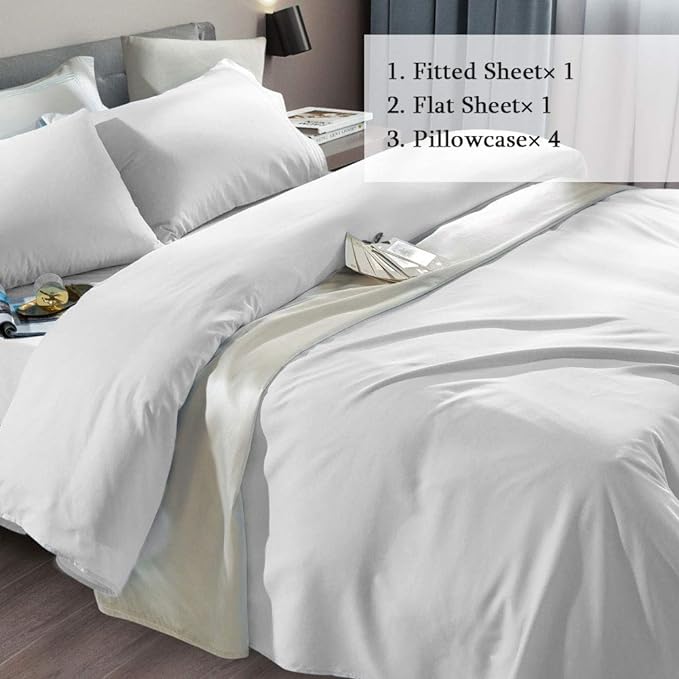 SONORO KATE Bed Sheet Set Super Soft Microfiber 1800 Thread Count Luxury - Image 2
