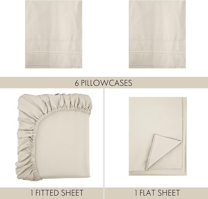 ClevaHome Twin Size Sheet Set - Image 7
