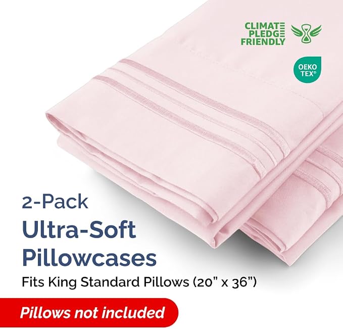 King Standard Pillow Cases Set of 2 - Image 2