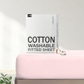 FreshCulture Pure Cotton Fitted Sheets Full Size, 300 Thread Count Percale by FreshCulture