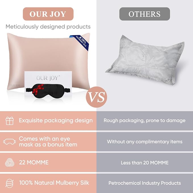 100% Mulberry Silk Pillowcase 22 Momme - Image 7