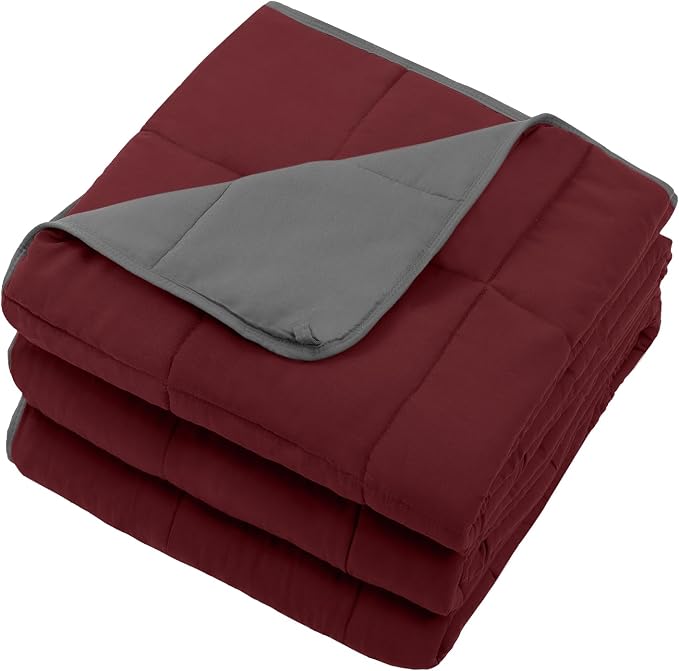 Weighted Blanket for Adults 12lbs, Queen Size Cooling Heavy Throw Blanket for - Image 7