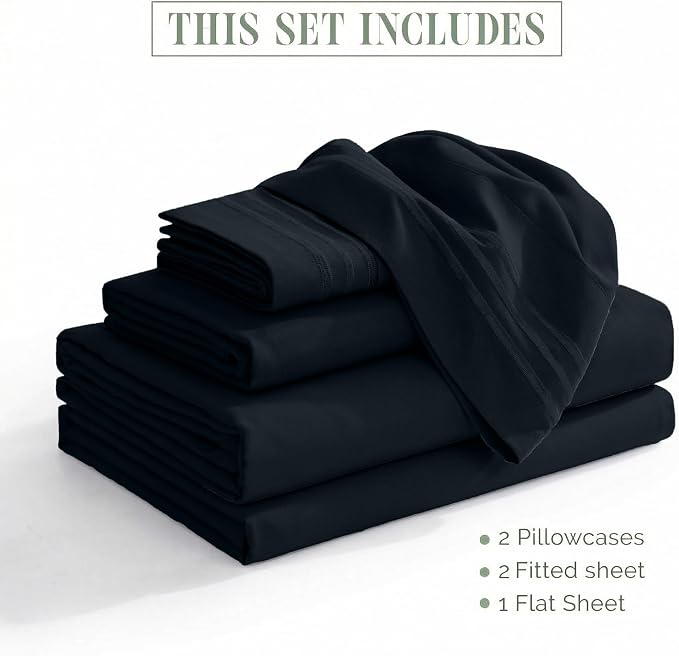 Elegant Comfort Luxurious 1500 Premium Hotel Quality Microfiber Three Line - Image 4