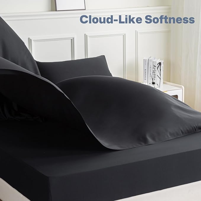 Lavisun Twin XL Flat Sheets only, 6 Pack Bulk Top Sheets - Image 3