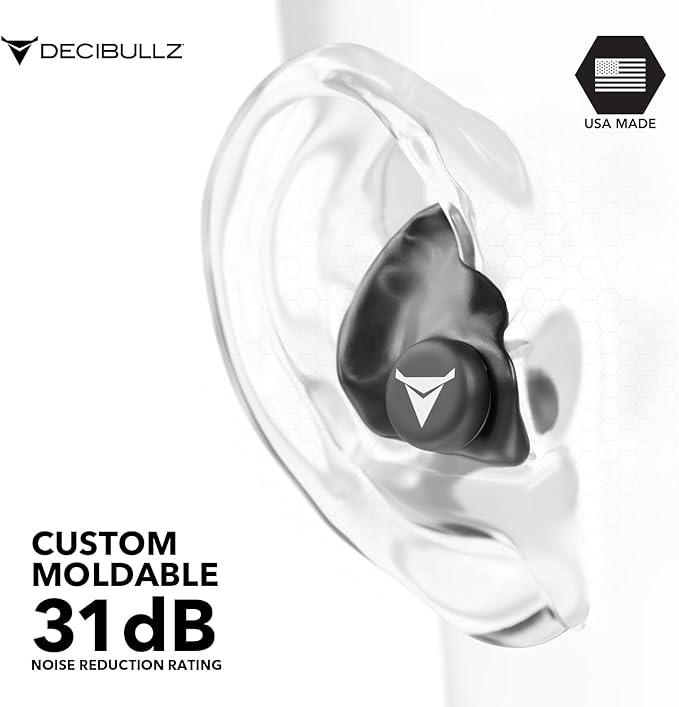 Decibullz - Custom Molded Earplugs, 31dB Highest NRR, Comfortable Hearing - Image 4