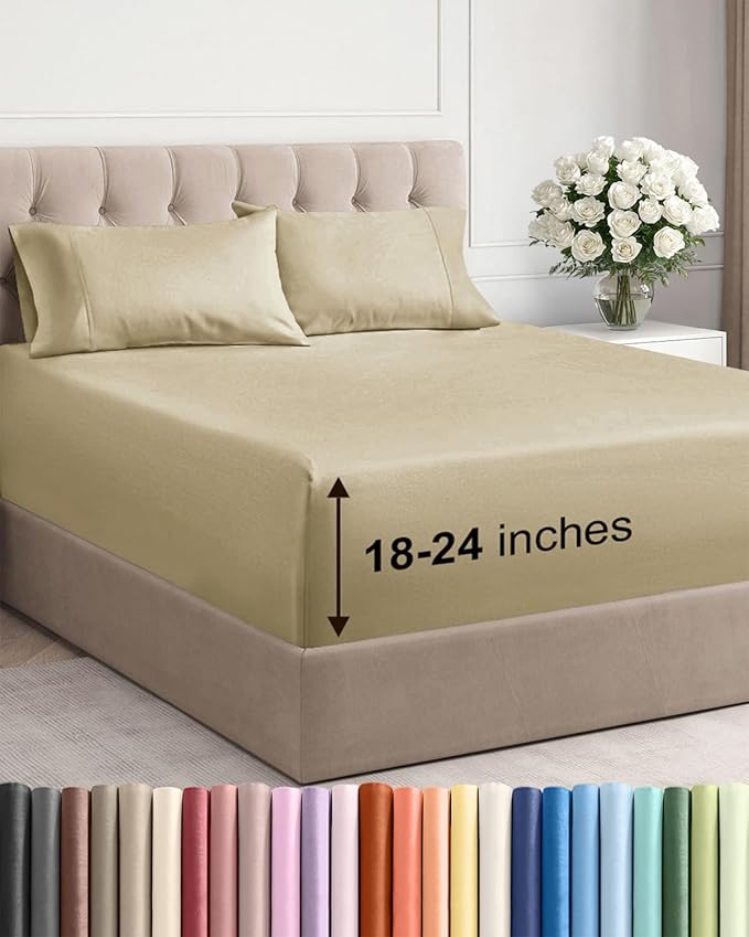Extra Deep King Sheet Set by CGKUnlimited