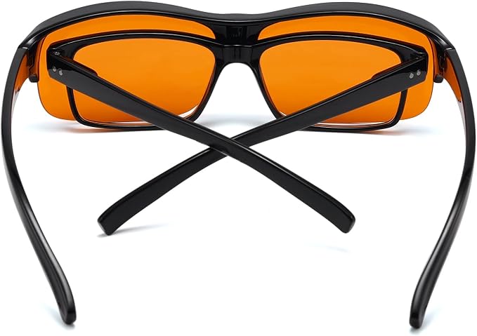 Eyekepper 100% Anti-Blue Light Blocking Fitover Glasses Wear Over Computer - Image 3