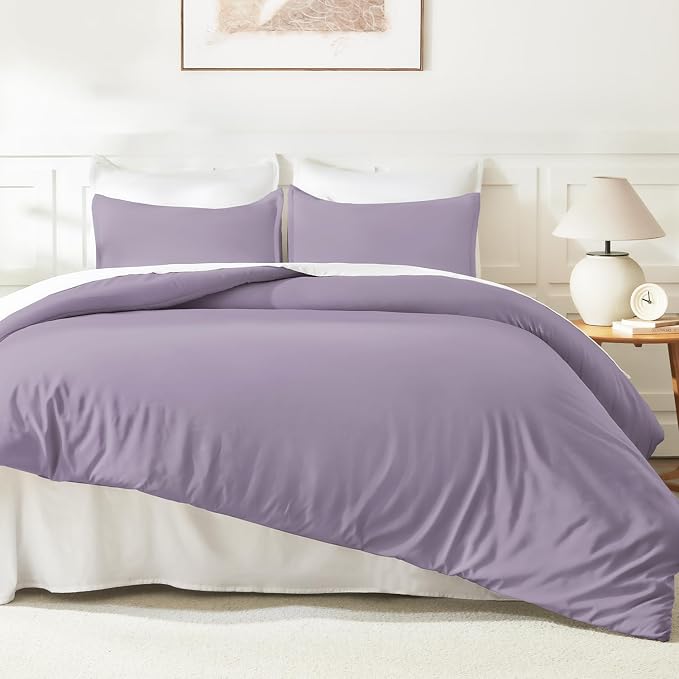 Litanika Twin XL Comforter Set Grayish Purple, 2 Pieces Extra Long Dorm Bedding - Image 6