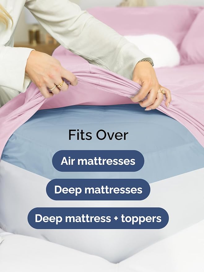Extra Deep Twin Fitted Sheet - Image 6