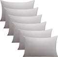 FLXXIE 6 Pack Microfiber Queen Pillowcases, Ultra Soft and Wrinkle, Fade by FLXXIE