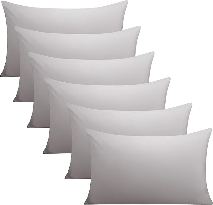 FLXXIE 6 Pack Microfiber Queen Pillowcases, Ultra Soft and Wrinkle, Fade by FLXXIE