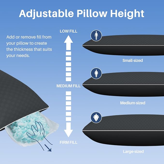 YZ HOME Cooling Body Pillow for Adults- Pillow Insert - Image 4