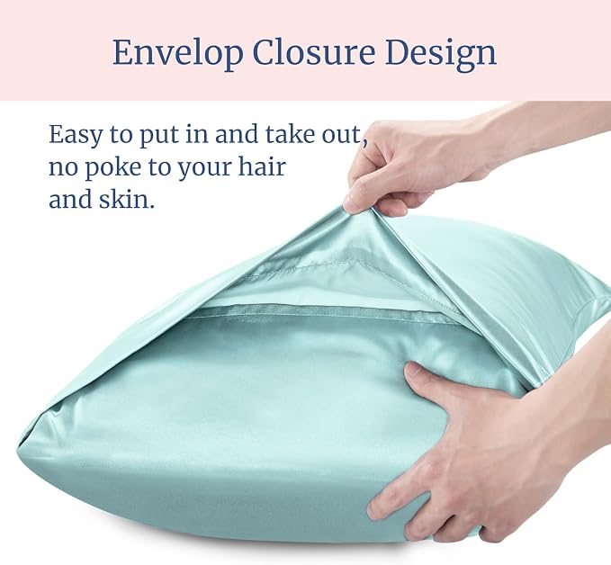 BEDELITE Satin Pillowcase for Hair and Skin, Super Soft Similar to Silk Pillow - Image 6
