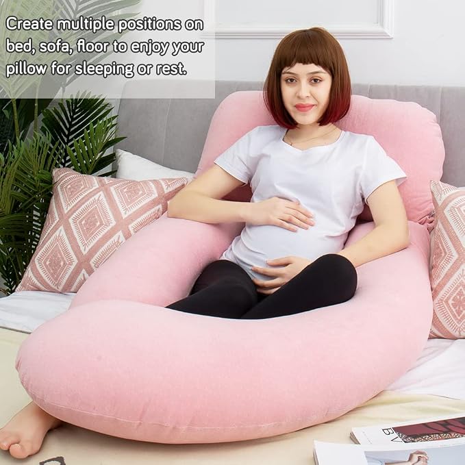 AS AWESLING 60in Full Body Pillow | Nursing, Maternity and Pregnancy Pillow | - Image 4