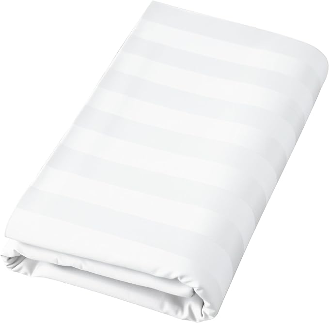 Cotton Flat Sheets Only, 600 TC 100% Cotton Flat Sheet Top Sheet Only, Full by ShunjieHome