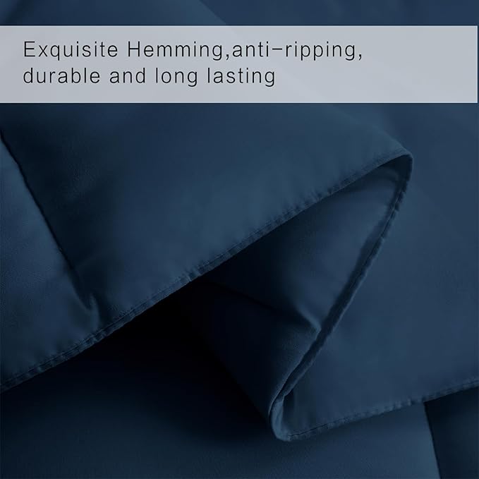 COHOME Oversized King Size Comforter, All-Season Quilted Down Alternative Duvet - Image 5