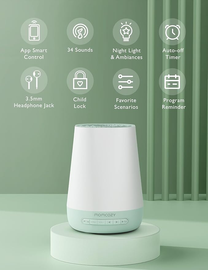 Baby Sound Machine, Momcozy White Noise Machine - Image 2