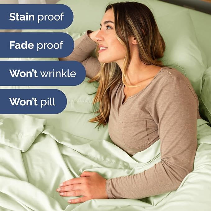Flex Top Split Head King 4 Piece Sheet Set - Image 6