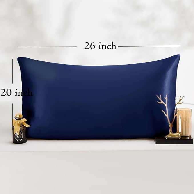 Standard Satin Pillowcase for Hair 2pc, Similar to Silk Pillow Cases, Easier - Image 6