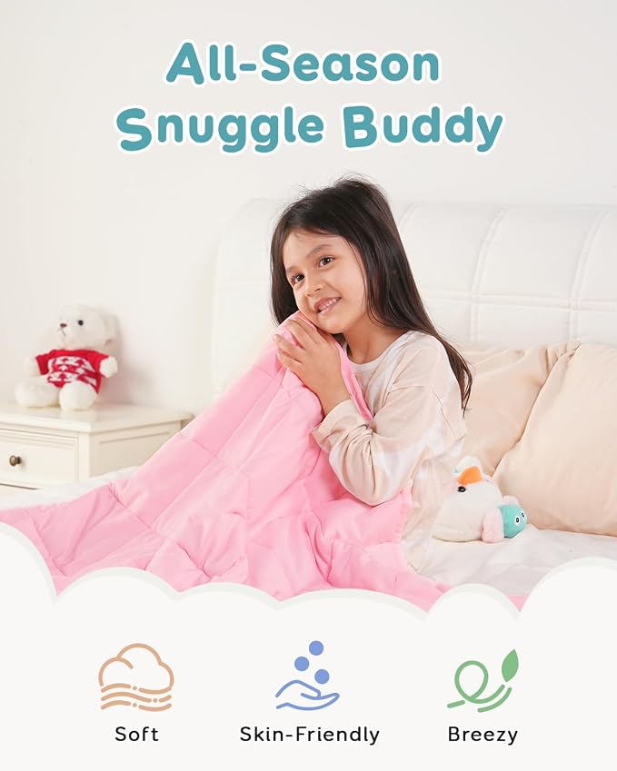 Topblan Weighted Blanket 5 lbs, Small Weighted Blanket 5 Pounds, Mini Heavy - Image 3
