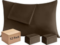Pillowcases Standard 12 Pack, 20x26 Pillow Cases by Culve