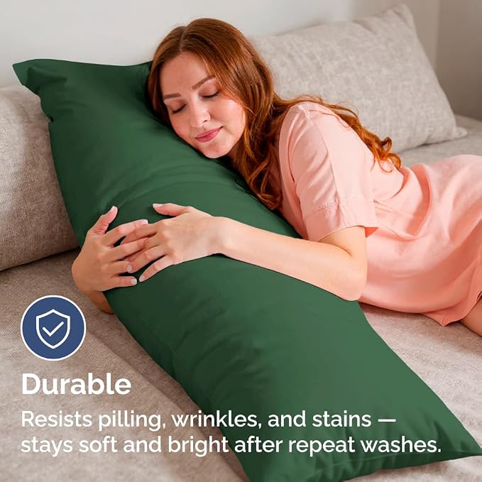 Body Pillowcases Set of 2-20x54 Long Body Pillow Case - Image 4