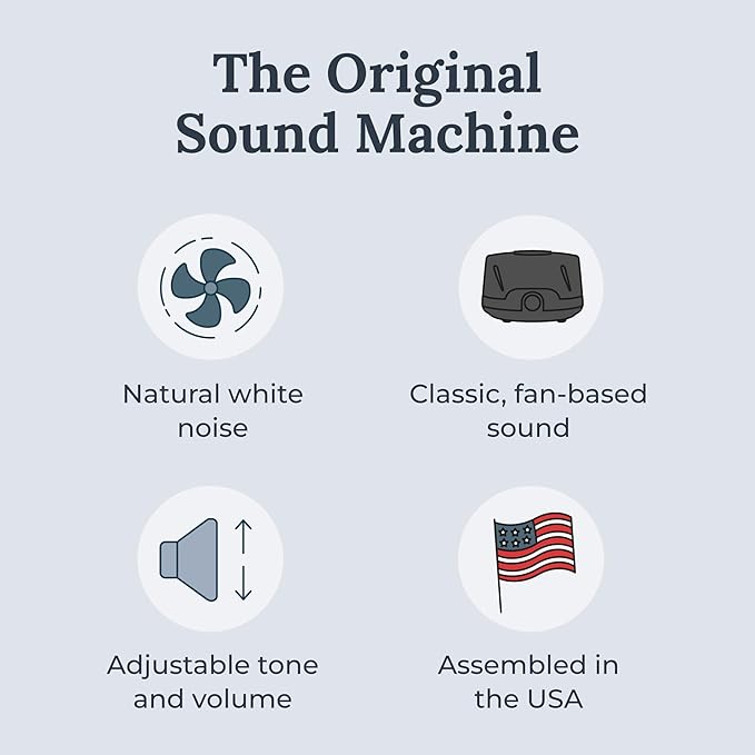 Yogasleep Dohm Classic 2-Pack Black | The Original White Noise Machine | - Image 2
