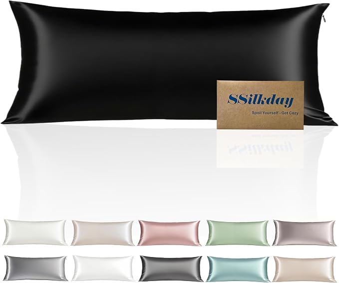 Mulberry Silk Body Pillow Pillowcase by Unknown