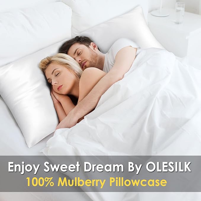 OLESILK Silk Body Pillowcase 20x54 Zippered: 100% Mulberry Silk - Image 6