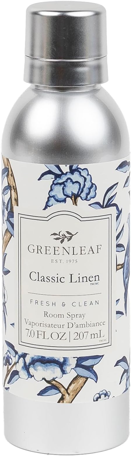 Greenleaf Gifts Classic Linen Scented Room Air Freshener Spray | Non-Aerosol 7 by GreenleafGifts