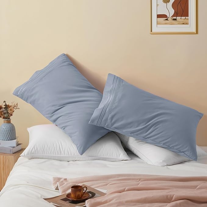 Vonty 2 Pack King Pillow Cases - Image 4