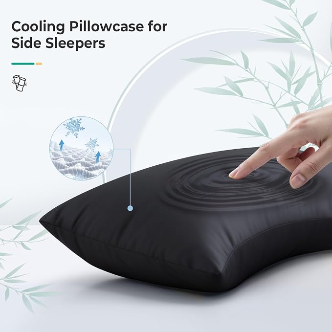 Cooling Curved Queen Pillow Case - Image 2