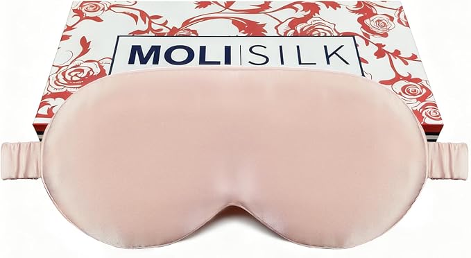 Luxury 22 Momme Mulberry Silk Eye Mask by MOLISILK