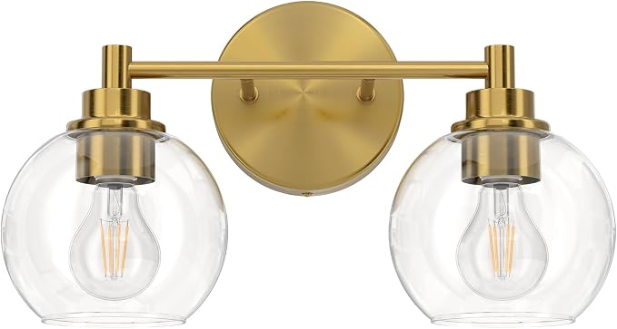 VONLUCE Bathroom Light Fixtures, 2-Light Vanity Light by Vonluce