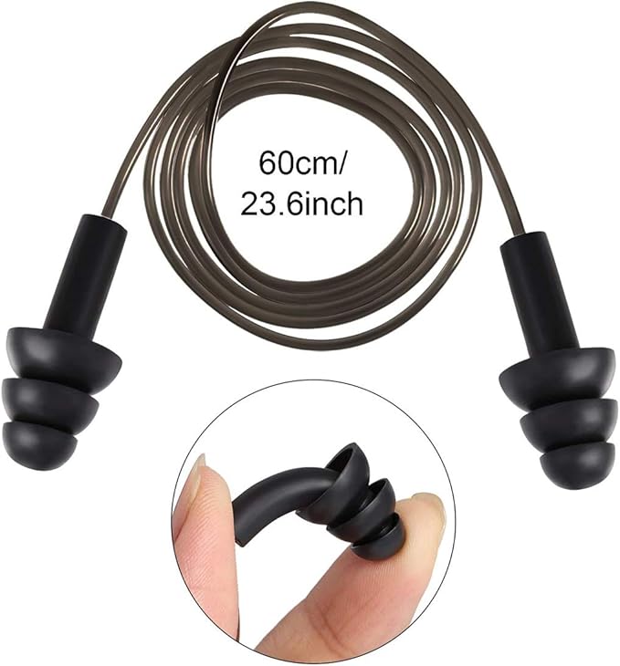 Ear Plugs for Sleeping, 16 Pairs Noise Canceling Soft Reusable Silicone - Image 5