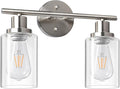 Unicozin 2 Light Vanity Lights, Brushed Nickel Wall Sconce Light by Unicozin