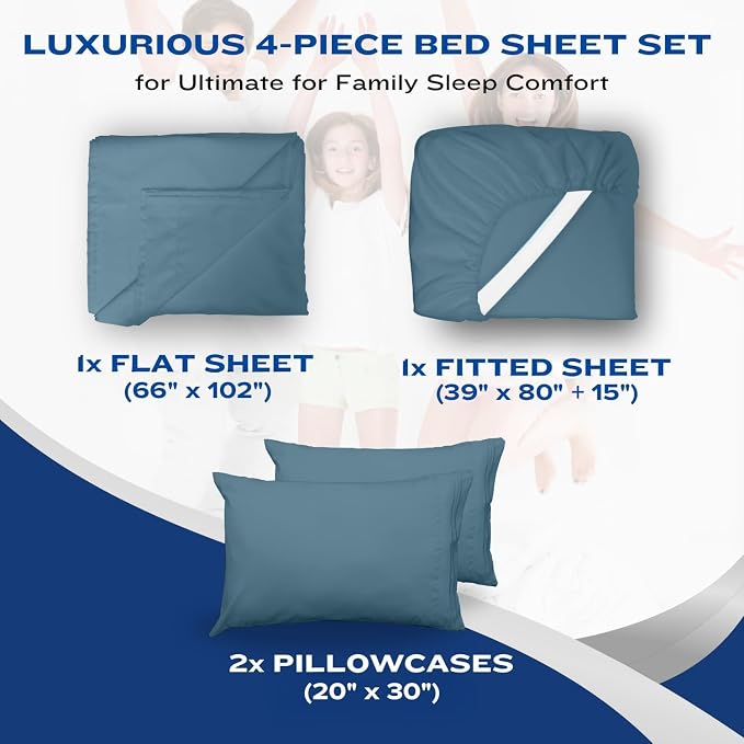 DREAMCARE Twin XL Sheet Sets - Image 8