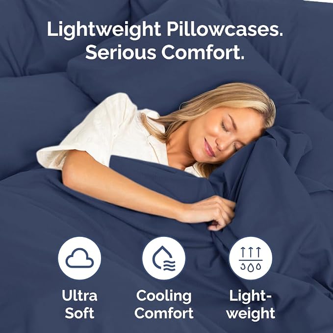 Body Pillowcases Set of 2-20x54 Long Body Pillow Case - Image 3