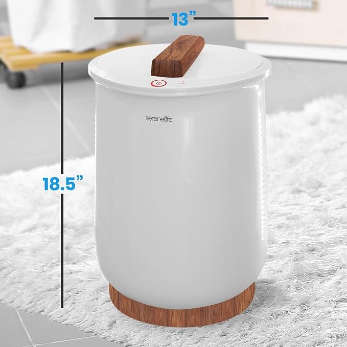 SereneLife Bucket Towel Warmers, Luxury Towel Heater Gifts - Image 2